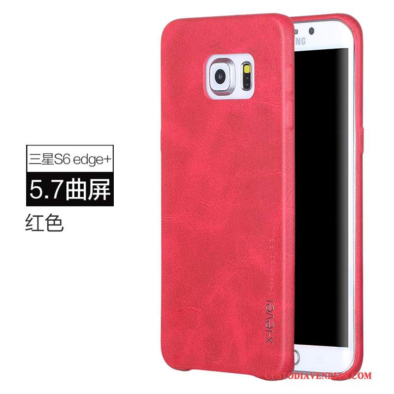 Custodia Samsung Galaxy S6 Edge + Pelle Telefono Anti-caduta, Cover Samsung Galaxy S6 Edge + Protezione Coperchio Posteriore Sottile