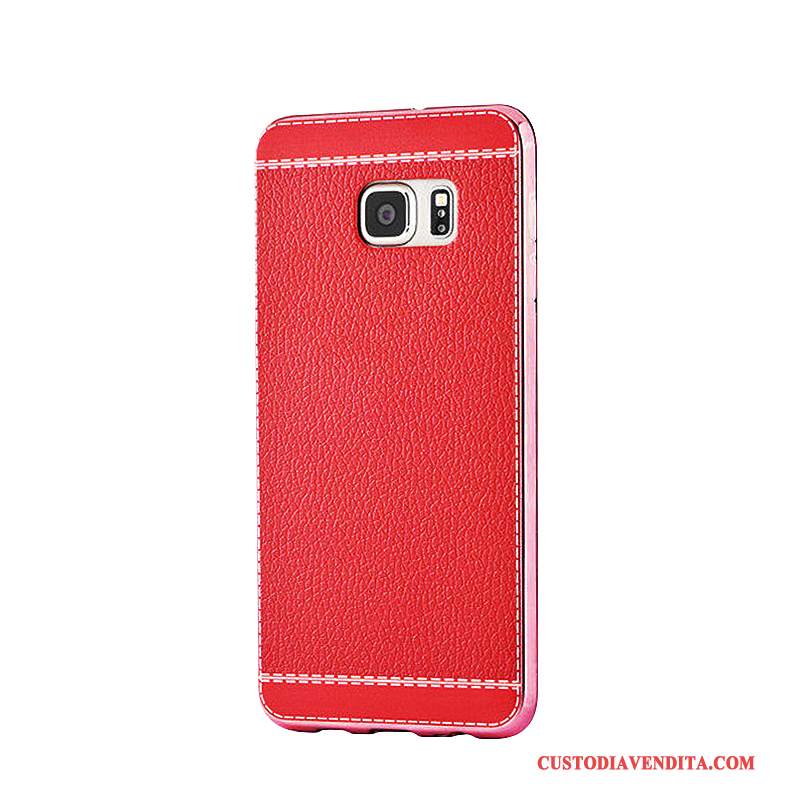 Custodia Samsung Galaxy S6 Edge + Pelle Telefono Tendenza, Cover Samsung Galaxy S6 Edge + Protezione Morbido Placcatura