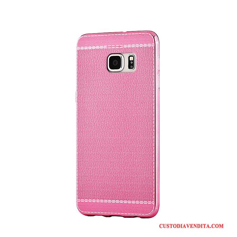 Custodia Samsung Galaxy S6 Edge + Pelle Telefono Tendenza, Cover Samsung Galaxy S6 Edge + Protezione Morbido Placcatura