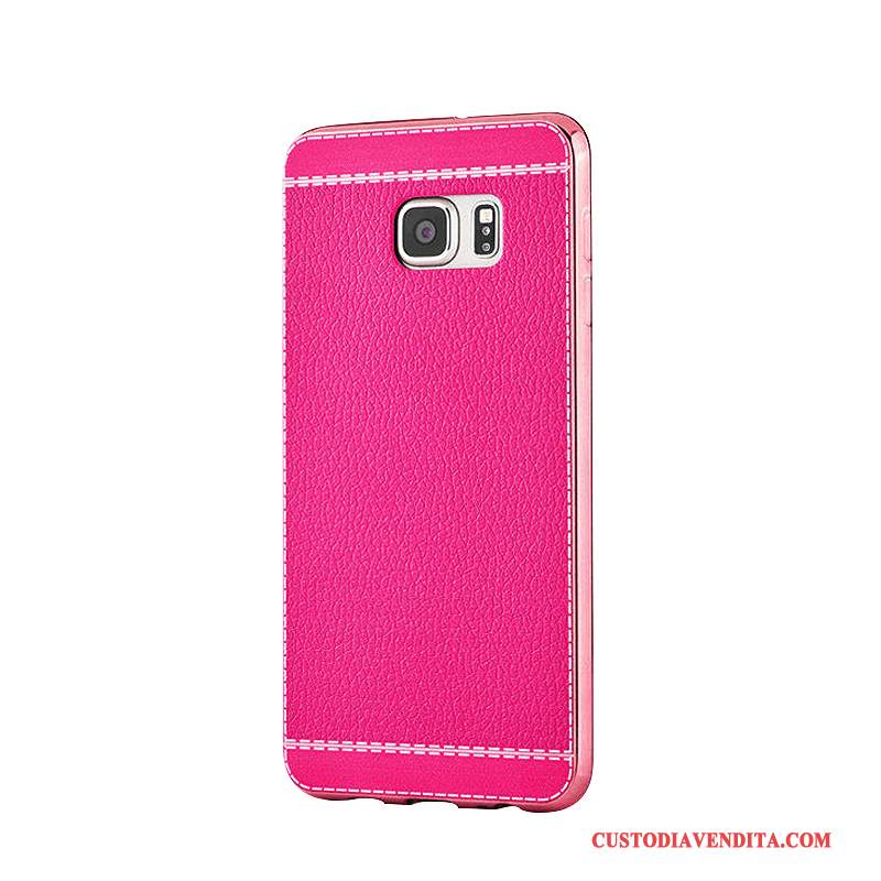 Custodia Samsung Galaxy S6 Edge + Pelle Telefono Tendenza, Cover Samsung Galaxy S6 Edge + Protezione Morbido Placcatura