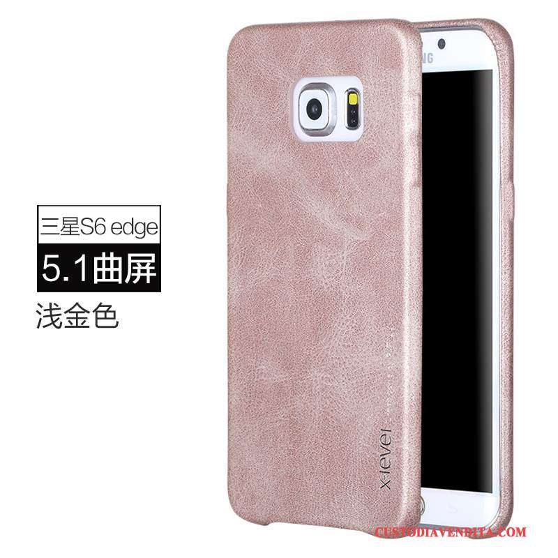 Custodia Samsung Galaxy S6 Edge Protezione Anti-cadutatelefono, Cover Samsung Galaxy S6 Edge Pelle Affari