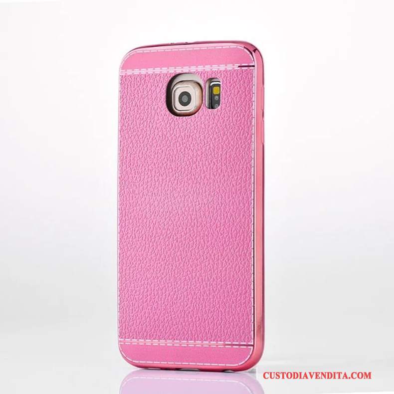 Custodia Samsung Galaxy S6 Edge Protezione Rosa Tutto Incluso, Cover Samsung Galaxy S6 Edge Telefono Anti-caduta