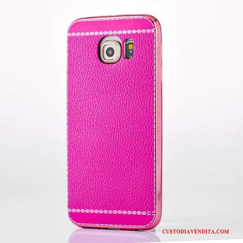 Custodia Samsung Galaxy S6 Edge Protezione Rosa Tutto Incluso, Cover Samsung Galaxy S6 Edge Telefono Anti-caduta