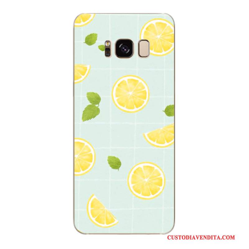 Custodia Samsung Galaxy S6 Edge + Protezione Telefono Fiori, Cover Samsung Galaxy S6 Edge + Marchio Di Tendenza Giallo