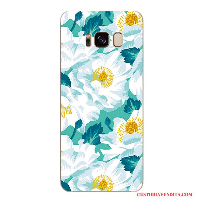 Custodia Samsung Galaxy S6 Edge + Protezione Telefono Fiori, Cover Samsung Galaxy S6 Edge + Marchio Di Tendenza Giallo