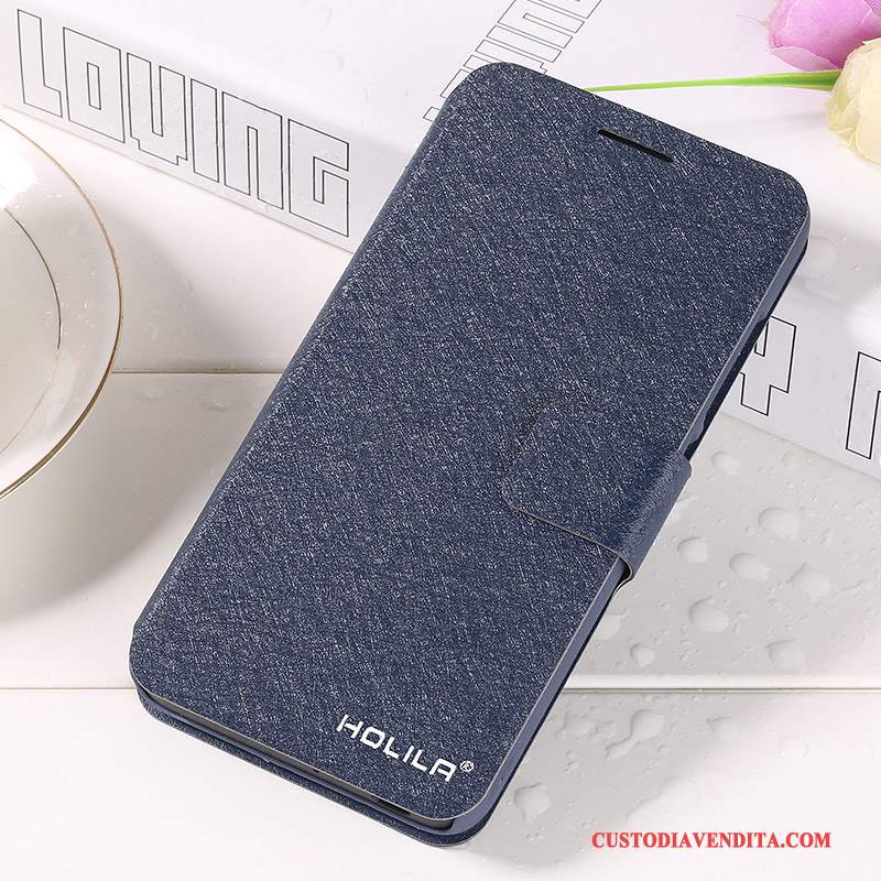 Custodia Samsung Galaxy S6 Pelle Nuovo Blu Chiaro, Cover Samsung Galaxy S6 Folio Tendenzatelefono