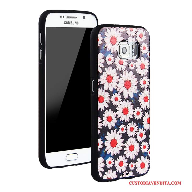 Custodia Samsung Galaxy S6 Protezione Anti-caduta Tendenza, Cover Samsung Galaxy S6 Cartone Animato Tutto Incluso Blu