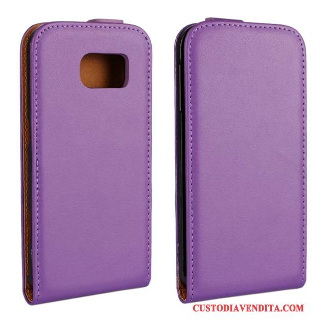 Custodia Samsung Galaxy S6 Protezione Rosa, Cover Samsung Galaxy S6 Pelle