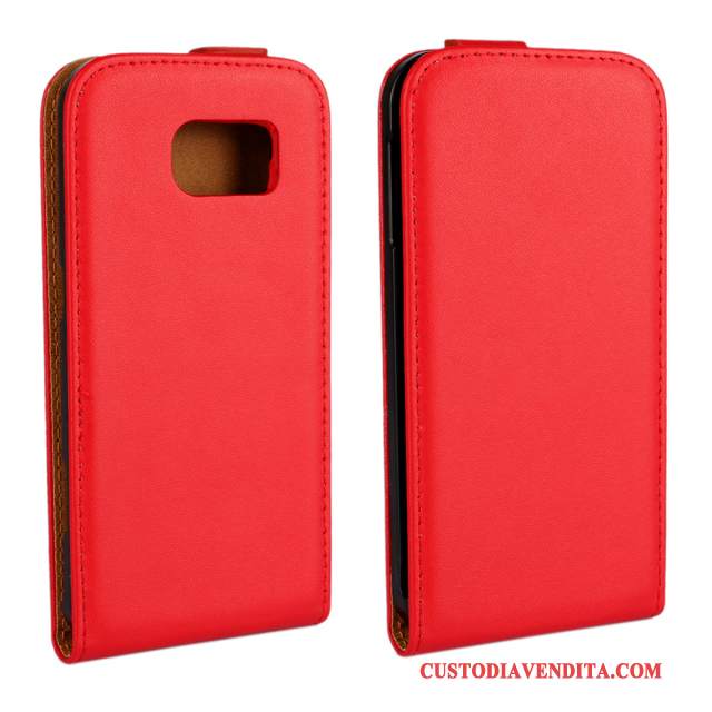 Custodia Samsung Galaxy S6 Protezione Rosa, Cover Samsung Galaxy S6 Pelle