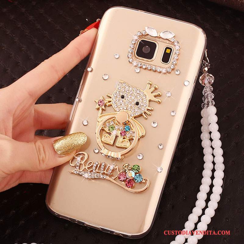 Custodia Samsung Galaxy S6 Protezione Telefono Oro, Cover Samsung Galaxy S6 Morbido Tutto Incluso