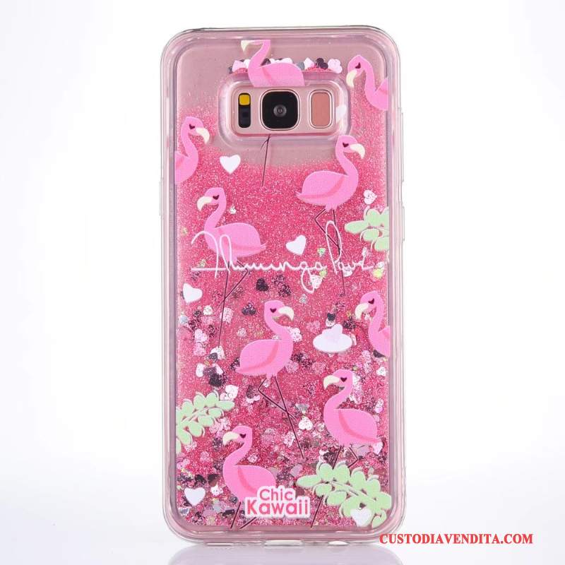 Custodia Samsung Galaxy S7 Cartone Animato Rosatelefono, Cover Samsung Galaxy S7 Creativo Morbido Tutto Incluso