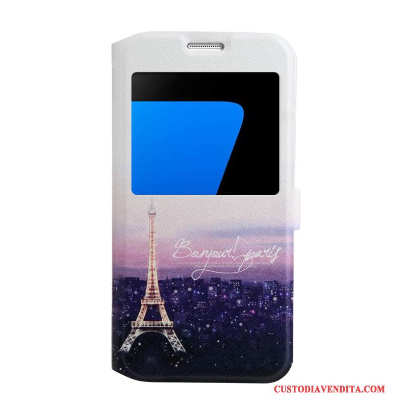 Custodia Samsung Galaxy S7 Colore Rosatelefono, Cover Samsung Galaxy S7 Cartone Animato Morbido Supporto