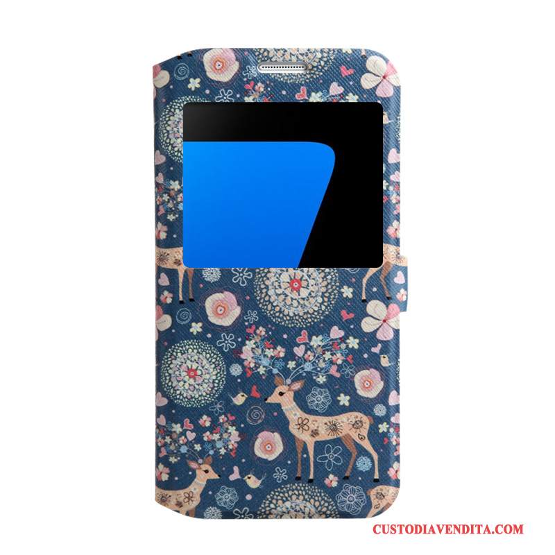 Custodia Samsung Galaxy S7 Colore Rosatelefono, Cover Samsung Galaxy S7 Cartone Animato Morbido Supporto