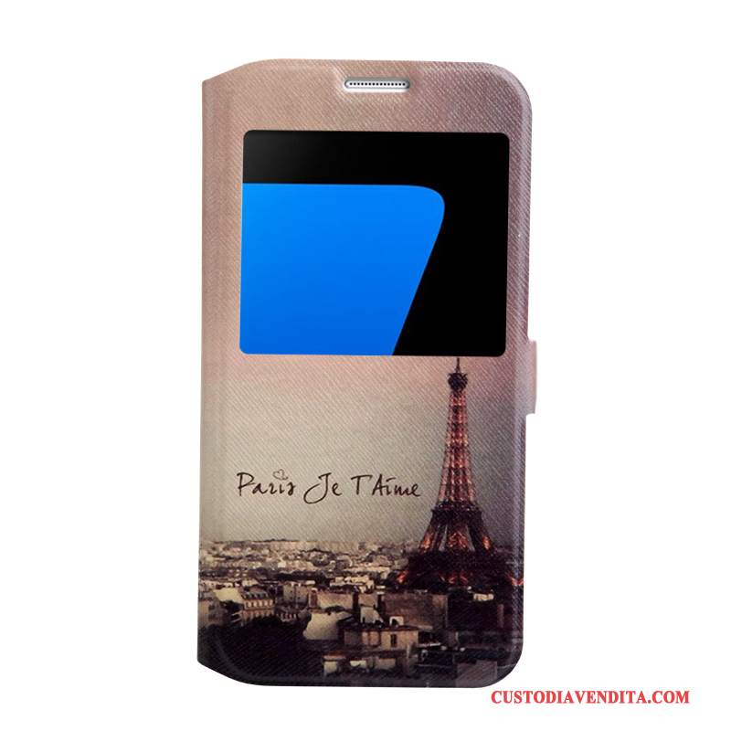 Custodia Samsung Galaxy S7 Colore Rosatelefono, Cover Samsung Galaxy S7 Cartone Animato Morbido Supporto