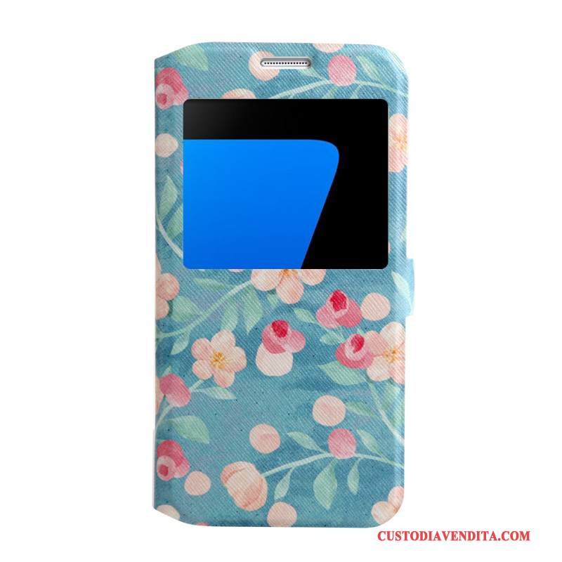 Custodia Samsung Galaxy S7 Colore Rosatelefono, Cover Samsung Galaxy S7 Cartone Animato Morbido Supporto