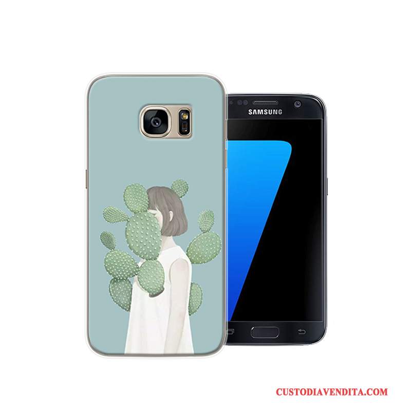 Custodia Samsung Galaxy S7 Creativo Anti-caduta Rosa, Cover Samsung Galaxy S7 Protezione Telefono Di Personalità