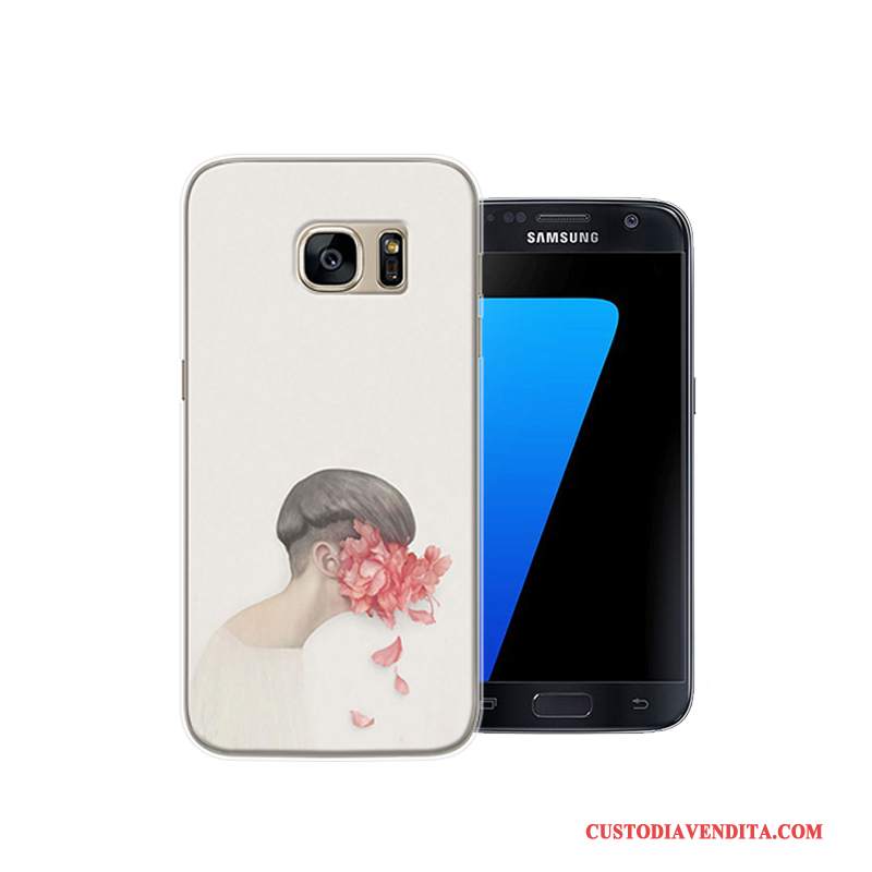 Custodia Samsung Galaxy S7 Creativo Anti-caduta Rosa, Cover Samsung Galaxy S7 Protezione Telefono Di Personalità