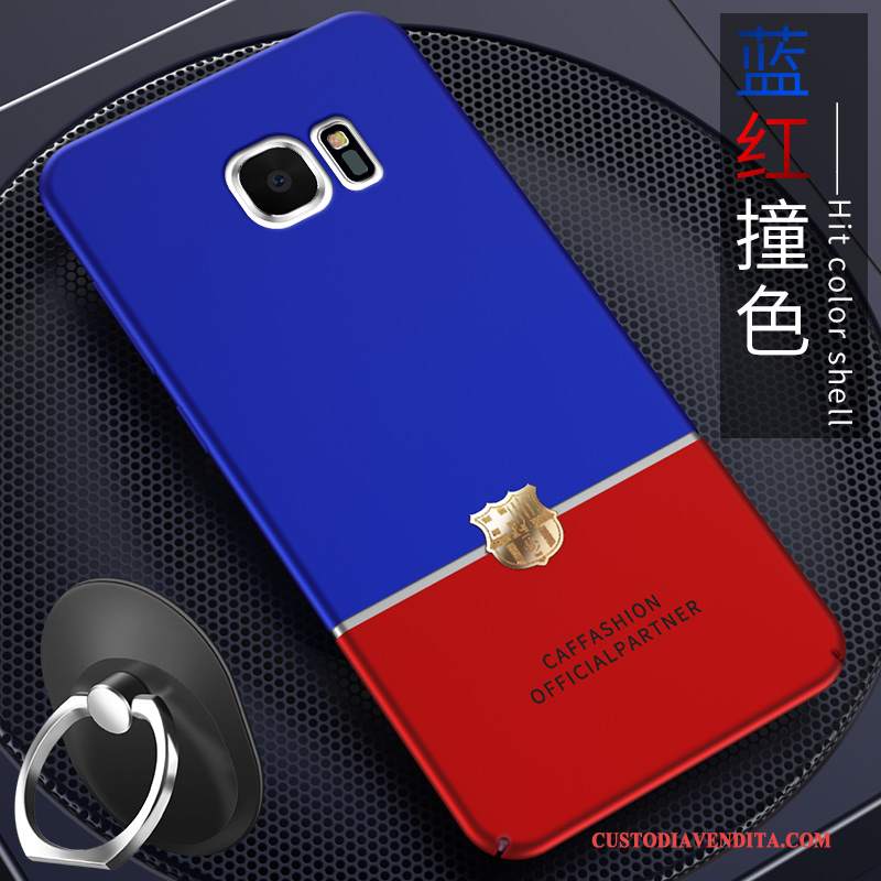 Custodia Samsung Galaxy S7 Creativo Telefono Blu, Cover Samsung Galaxy S7 Protezione Difficile Di Personalità