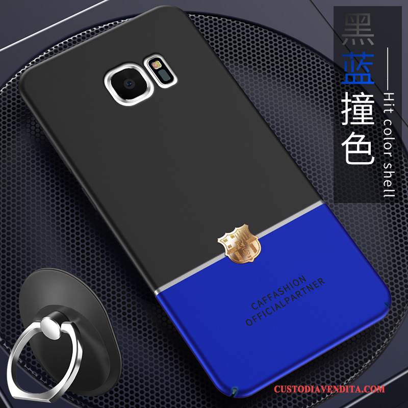 Custodia Samsung Galaxy S7 Creativo Telefono Blu, Cover Samsung Galaxy S7 Protezione Difficile Di Personalità