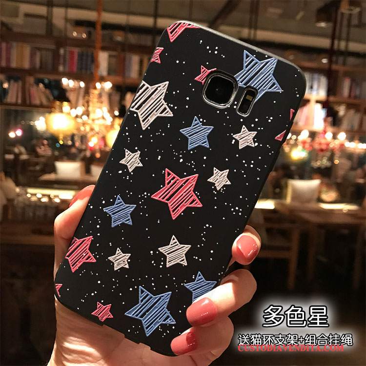 Custodia Samsung Galaxy S7 Edge Cartone Animato Ornamenti Appesi Bello, Cover Samsung Galaxy S7 Edge Creativo Tutto Incluso Morbido