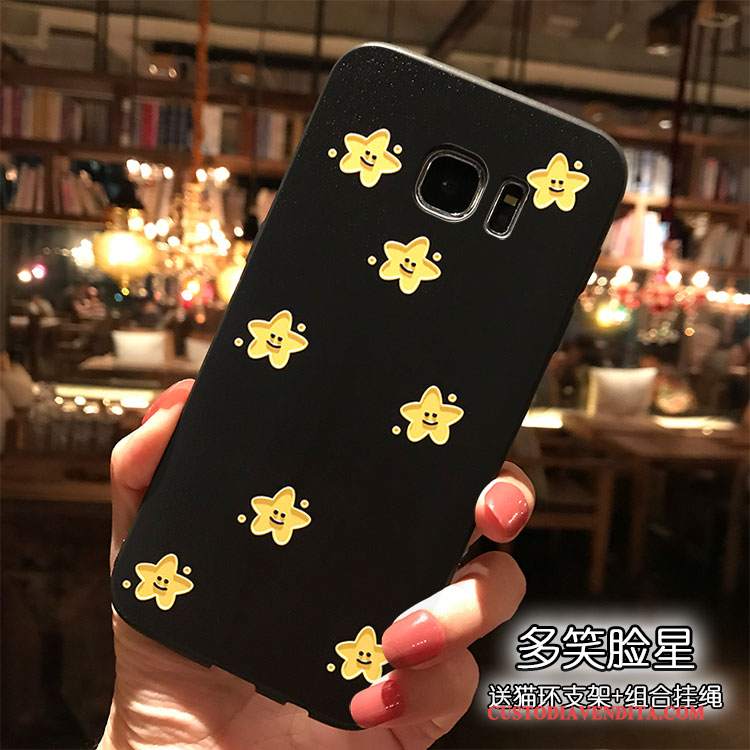 Custodia Samsung Galaxy S7 Edge Cartone Animato Ornamenti Appesi Bello, Cover Samsung Galaxy S7 Edge Creativo Tutto Incluso Morbido