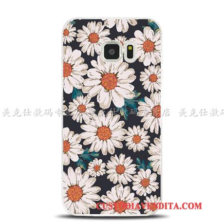 Custodia Samsung Galaxy S7 Edge Cartone Animato Telefono Tutto Incluso, Cover Samsung Galaxy S7 Edge Protezione Morbido Blu