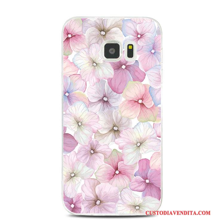 Custodia Samsung Galaxy S7 Edge Colore Frescotelefono, Cover Samsung Galaxy S7 Edge Goffratura Supporto Morbido