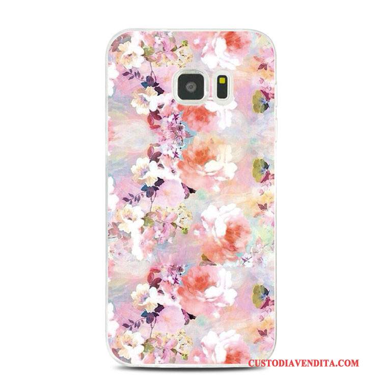 Custodia Samsung Galaxy S7 Edge Colore Frescotelefono, Cover Samsung Galaxy S7 Edge Goffratura Supporto Morbido