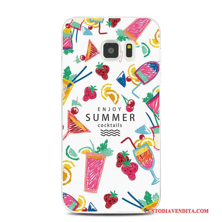 Custodia Samsung Galaxy S7 Edge Colore Frescotelefono, Cover Samsung Galaxy S7 Edge Goffratura Supporto Morbido