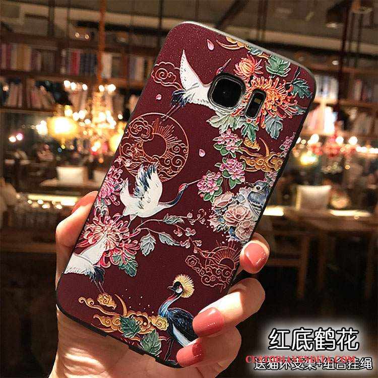 Custodia Samsung Galaxy S7 Edge Colore Ornamenti Appesi Tendenza, Cover Samsung Galaxy S7 Edge Cartone Animato Tutto Inclusotelefono