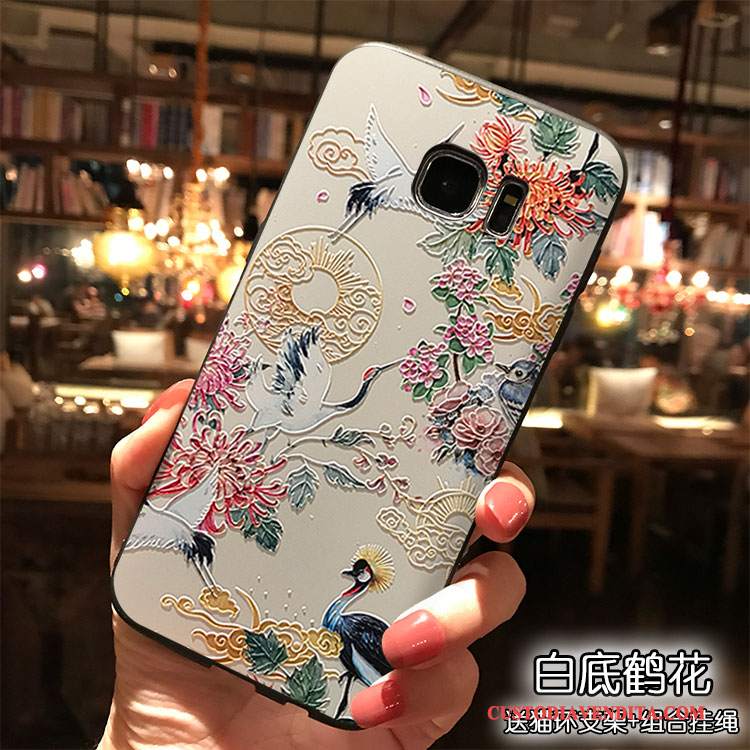 Custodia Samsung Galaxy S7 Edge Colore Ornamenti Appesi Tendenza, Cover Samsung Galaxy S7 Edge Cartone Animato Tutto Inclusotelefono