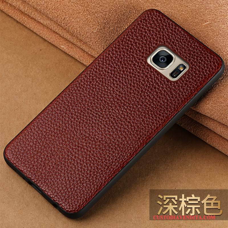 Custodia Samsung Galaxy S7 Edge Pelle Di Personalità Tendenza, Cover Samsung Galaxy S7 Edge Creativo Anti-caduta Elegante