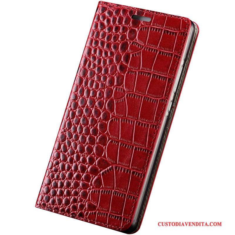 Custodia Samsung Galaxy S7 Edge Pelle Telefono Morbido, Cover Samsung Galaxy S7 Edge Folio Vino Rosso Lusso