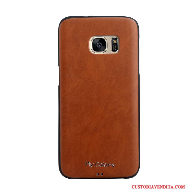 Custodia Samsung Galaxy S7 Edge Pelle Telefono Morbido, Cover Samsung Galaxy S7 Edge Protezione Affari