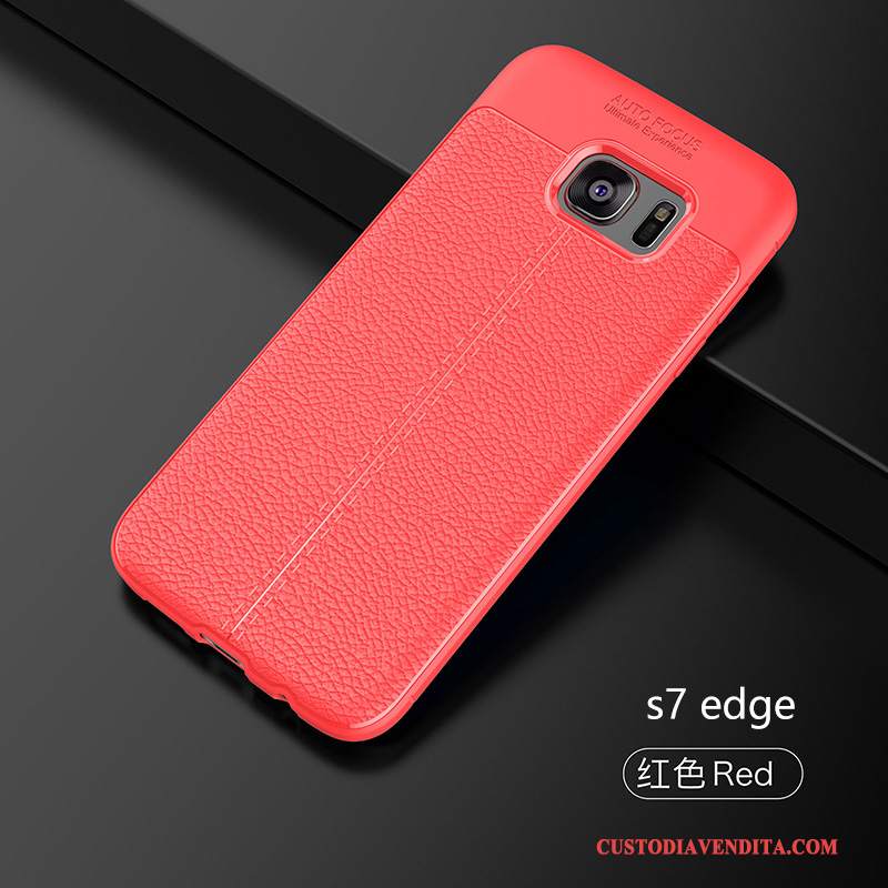 Custodia Samsung Galaxy S7 Edge Silicone Anti-caduta Nuovo, Cover Samsung Galaxy S7 Edge Protezione Morbido Tendenza