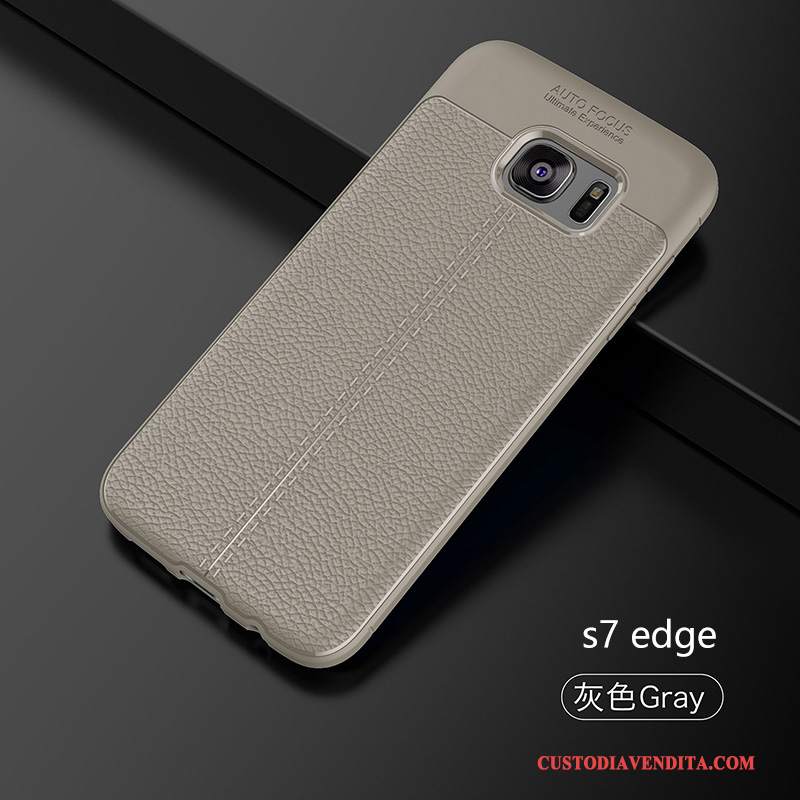 Custodia Samsung Galaxy S7 Edge Silicone Anti-caduta Nuovo, Cover Samsung Galaxy S7 Edge Protezione Morbido Tendenza