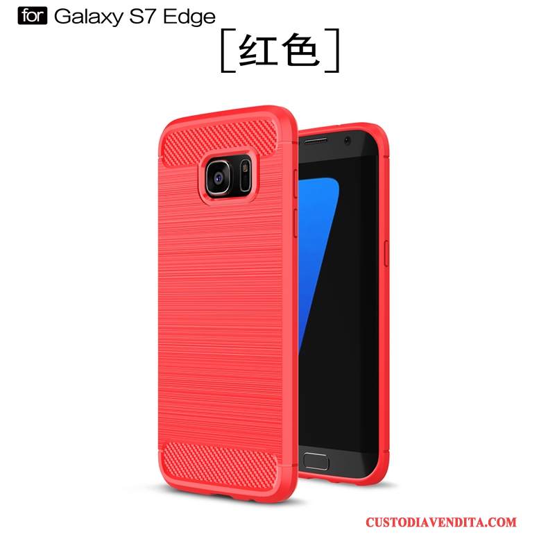 Custodia Samsung Galaxy S7 Edge Silicone Modello Morbido, Cover Samsung Galaxy S7 Edge Protezione Telefono Anti-caduta