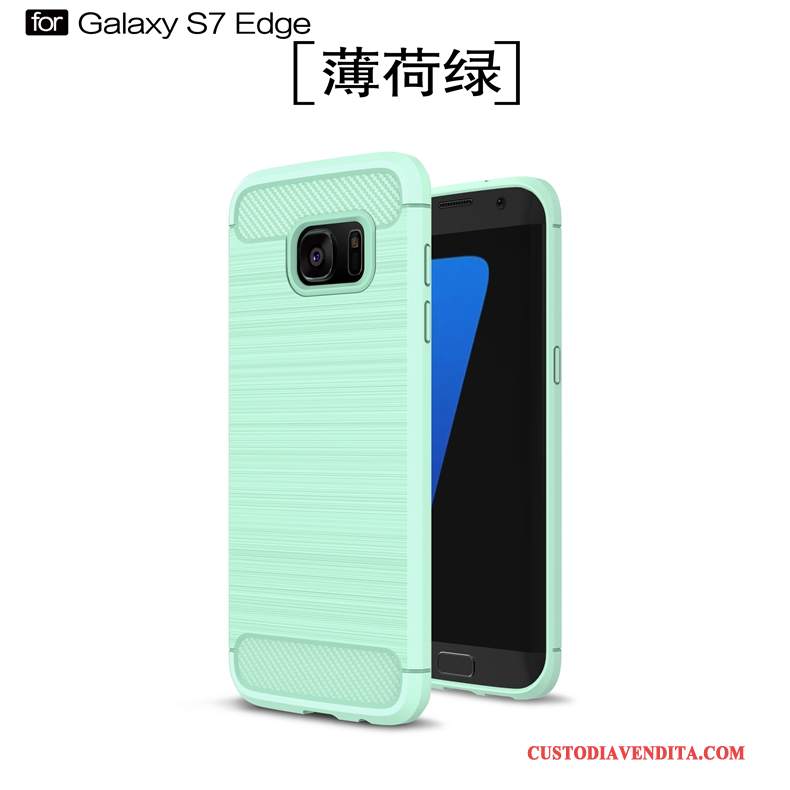 Custodia Samsung Galaxy S7 Edge Silicone Modello Morbido, Cover Samsung Galaxy S7 Edge Protezione Telefono Anti-caduta