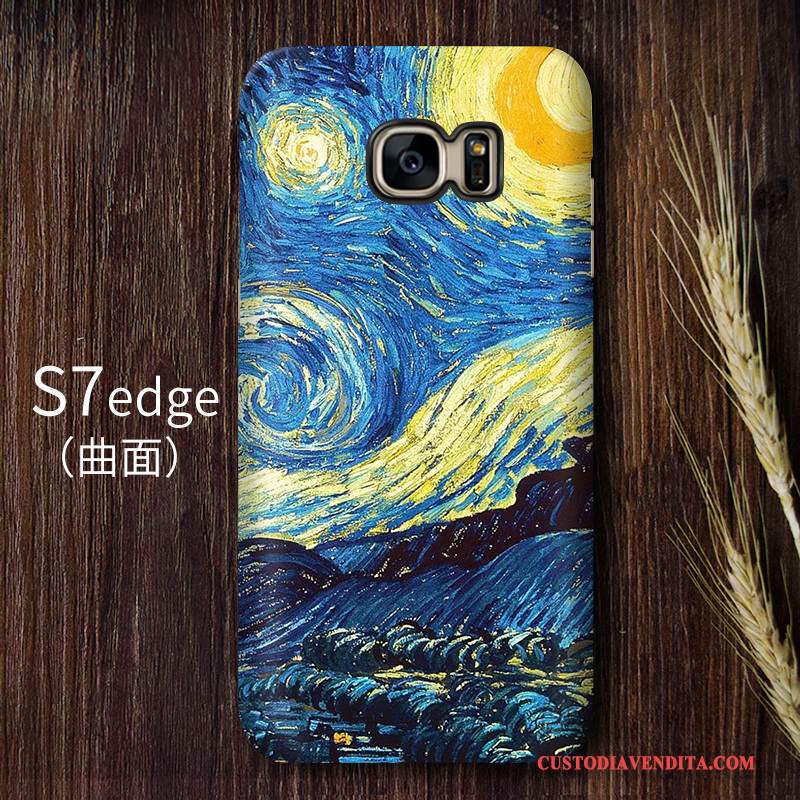 Custodia Samsung Galaxy S7 Edge Vintage Stellatotelefono, Cover Samsung Galaxy S7 Edge Protezione Arte Alto