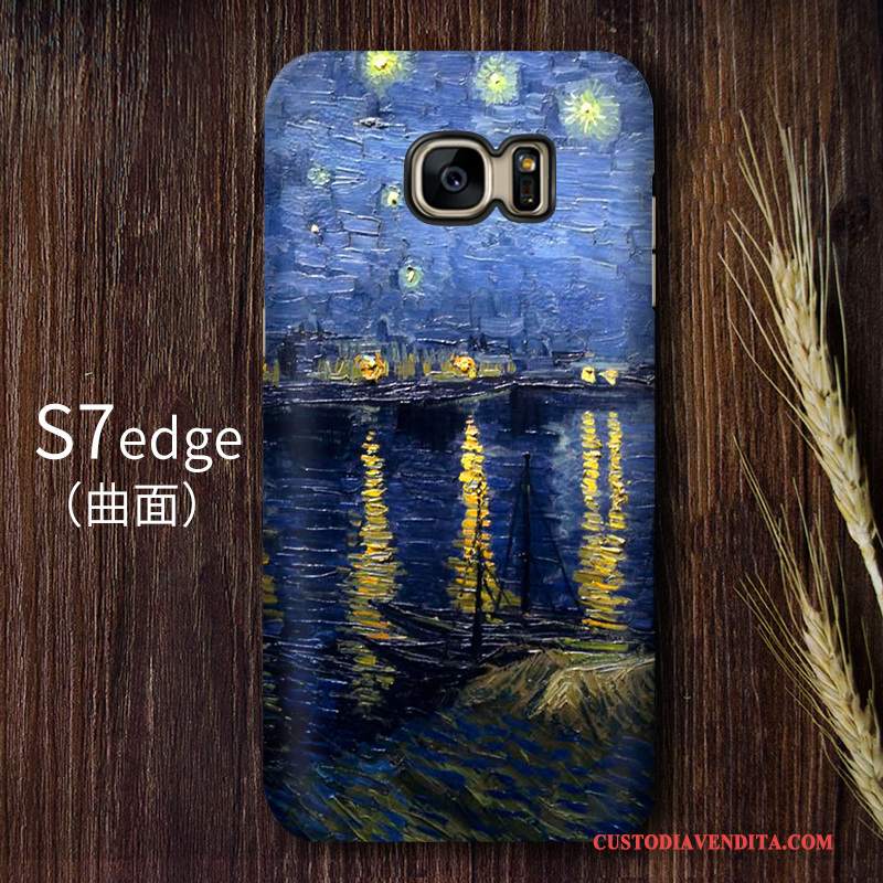 Custodia Samsung Galaxy S7 Edge Vintage Stellatotelefono, Cover Samsung Galaxy S7 Edge Protezione Arte Alto