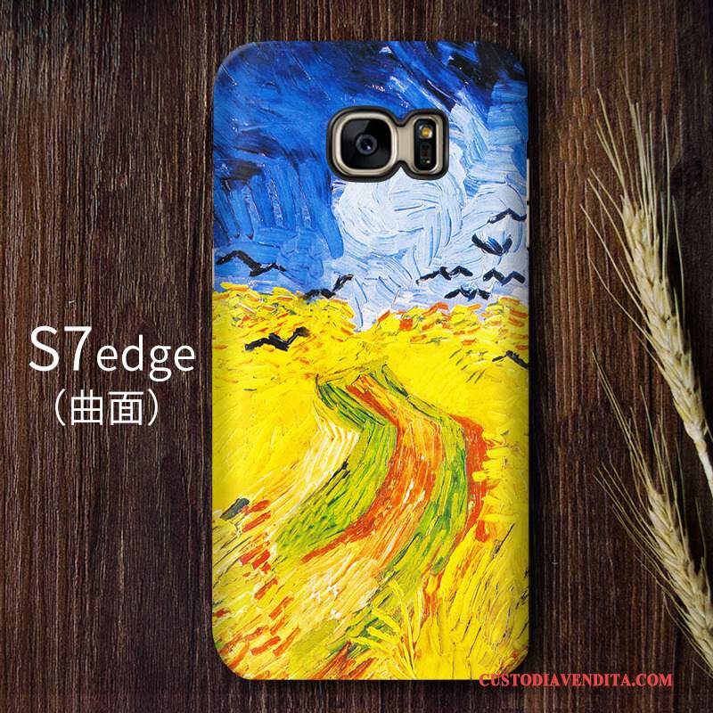 Custodia Samsung Galaxy S7 Edge Vintage Stellatotelefono, Cover Samsung Galaxy S7 Edge Protezione Arte Alto