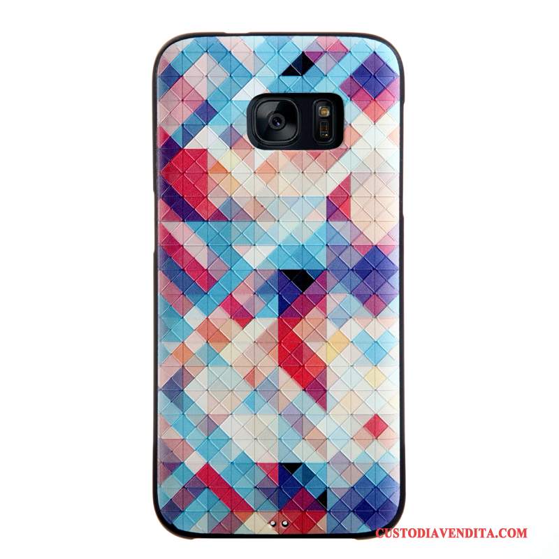 Custodia Samsung Galaxy S7 Goffratura Morbido Tendenza, Cover Samsung Galaxy S7 Colore Telefono