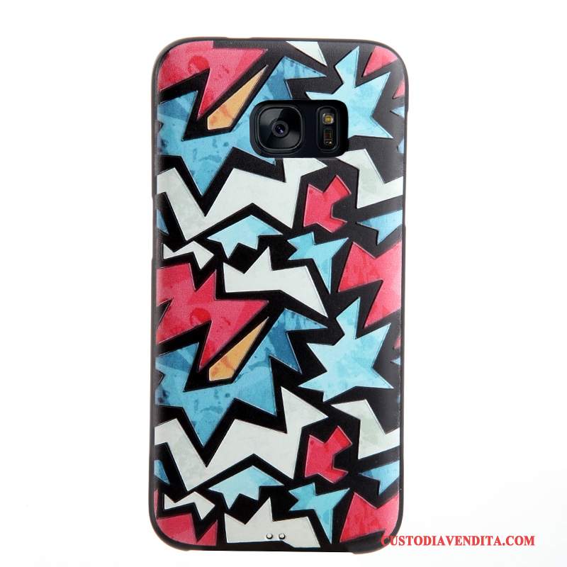 Custodia Samsung Galaxy S7 Goffratura Morbido Tendenza, Cover Samsung Galaxy S7 Colore Telefono