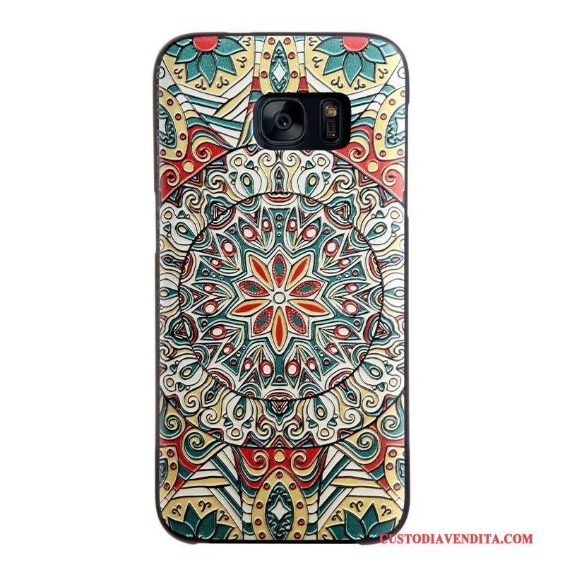 Custodia Samsung Galaxy S7 Goffratura Morbido Tendenza, Cover Samsung Galaxy S7 Colore Telefono