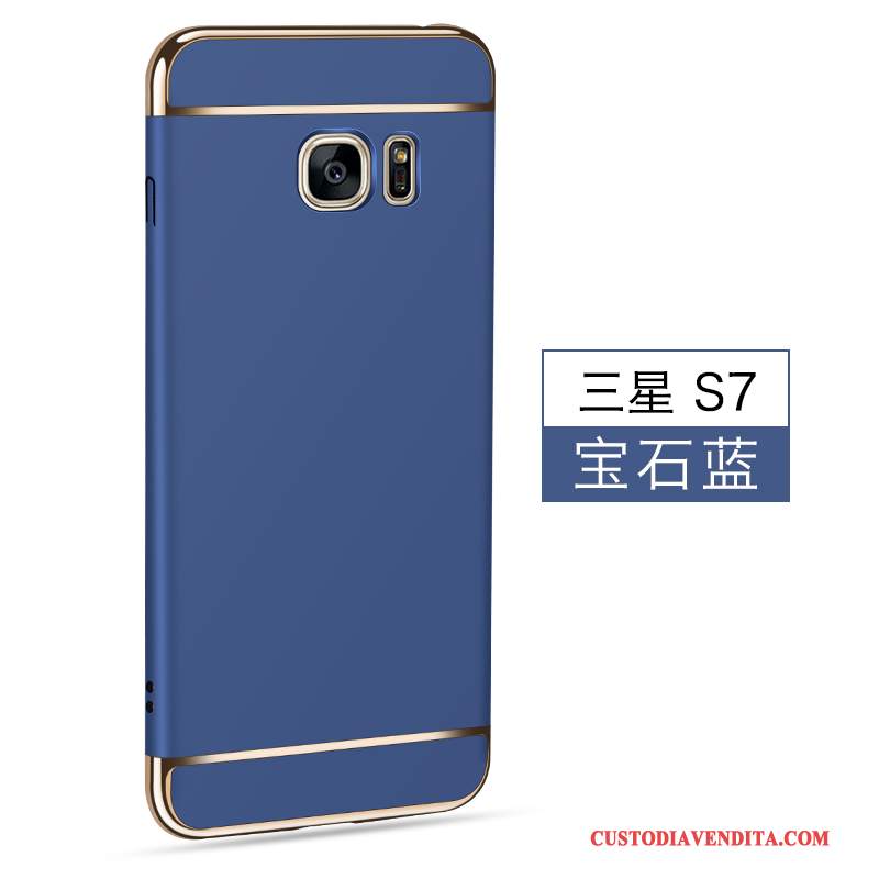 Custodia Samsung Galaxy S7 Protezione Anti-caduta Difficile, Cover Samsung Galaxy S7 Nero Tendenza