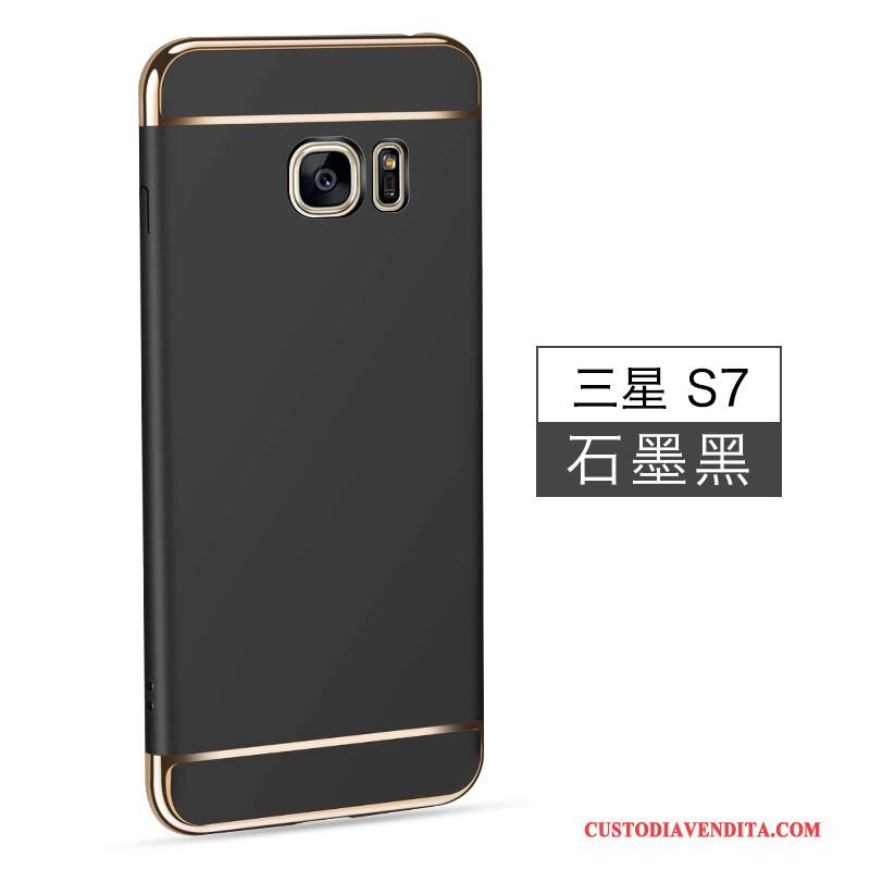 Custodia Samsung Galaxy S7 Protezione Anti-caduta Difficile, Cover Samsung Galaxy S7 Nero Tendenza