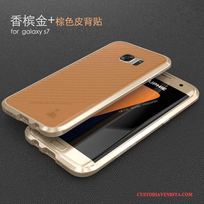 Custodia Samsung Galaxy S7 Protezione Telefono Anti-caduta, Cover Samsung Galaxy S7 Sottile Metallo