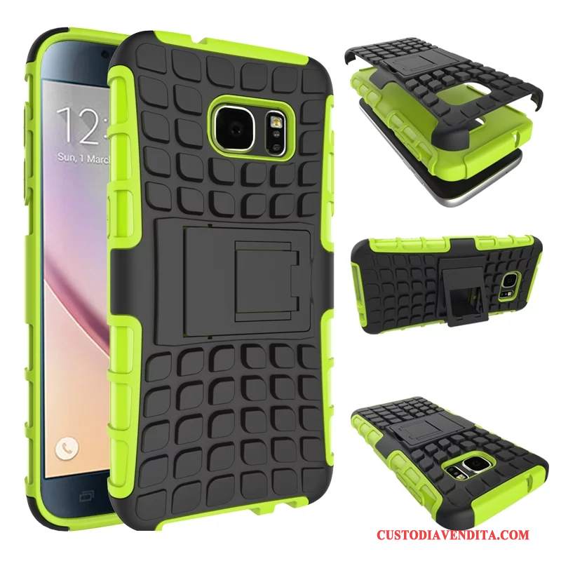 Custodia Samsung Galaxy S7 Protezione Tendenzatelefono, Cover Samsung Galaxy S7 Cartone Animato Anti-caduta Supporto