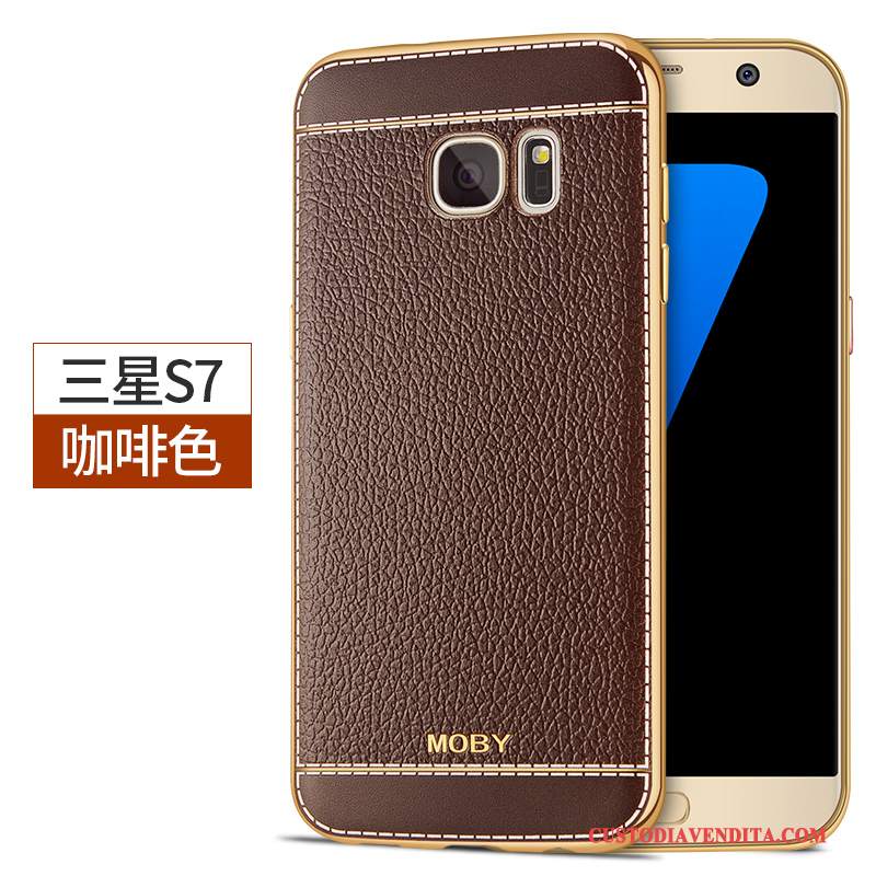 Custodia Samsung Galaxy S7 Silicone Chiaro Anti-caduta, Cover Samsung Galaxy S7 Protezione Nuovotelefono