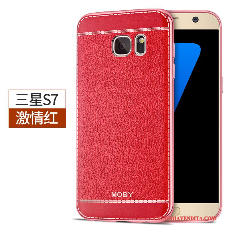 Custodia Samsung Galaxy S7 Silicone Chiaro Anti-caduta, Cover Samsung Galaxy S7 Protezione Nuovotelefono